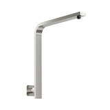 Aspire Nuovo 400mm Upswept Shower Arm - Brushed Nickel