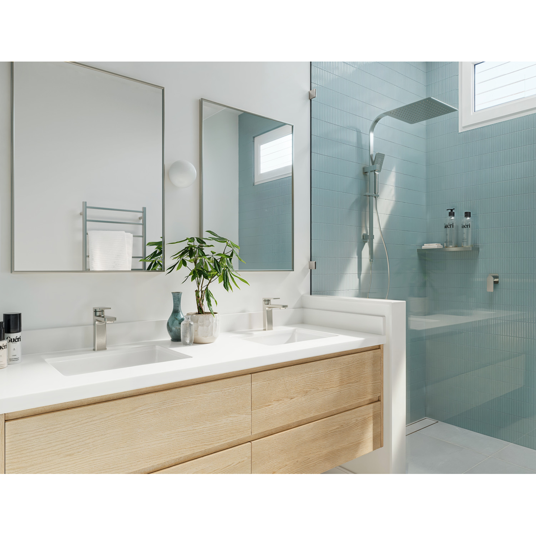 Aspire Nuovo Basin Mixer - Brushed Nickel