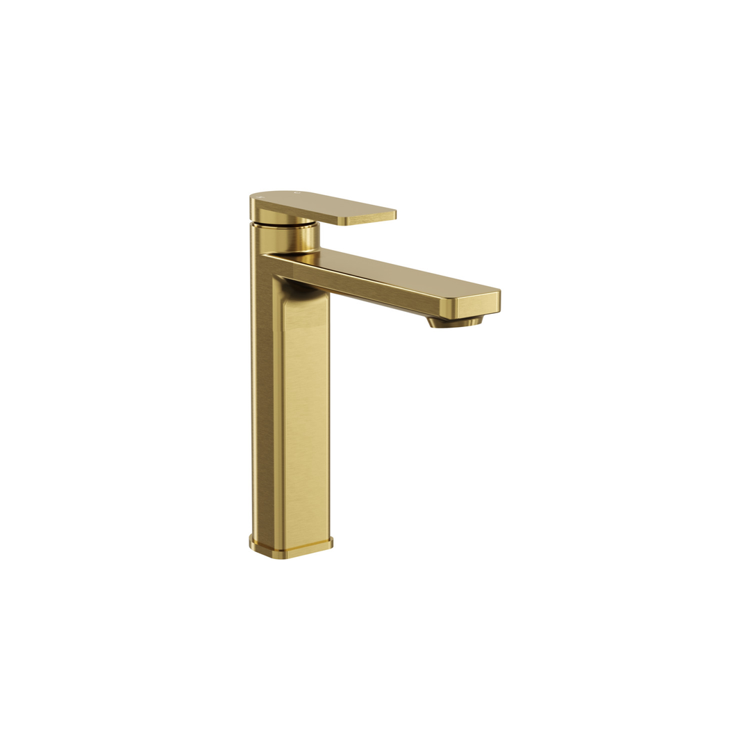 Aspire Nuovo Mid Basin Mixer - Brushed Brass