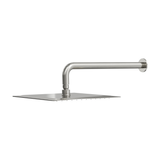 Aspire Nuovo Overhead Shower With Arm (300mm Head 400mm Arm) - Brushed Nickel