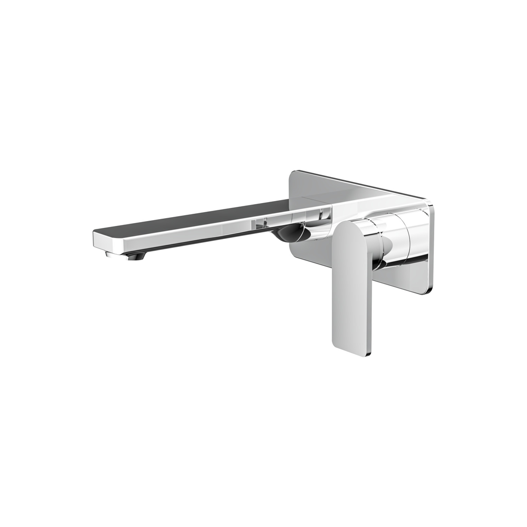Aspire Nuovo Wall Mixer With Spout And Plate - Chrome