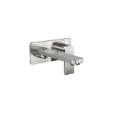 Aspire Nuovo Wall Mixer With Spout And Plate - Brushed Nickel