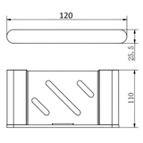 Aspire Nuovoair Metal Soap Shelf (Match Aspire Air And Nuovo) - Chrome