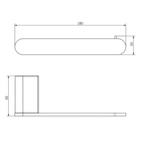 Aspire Nuovoair Toilet Roll Holder - Chrome