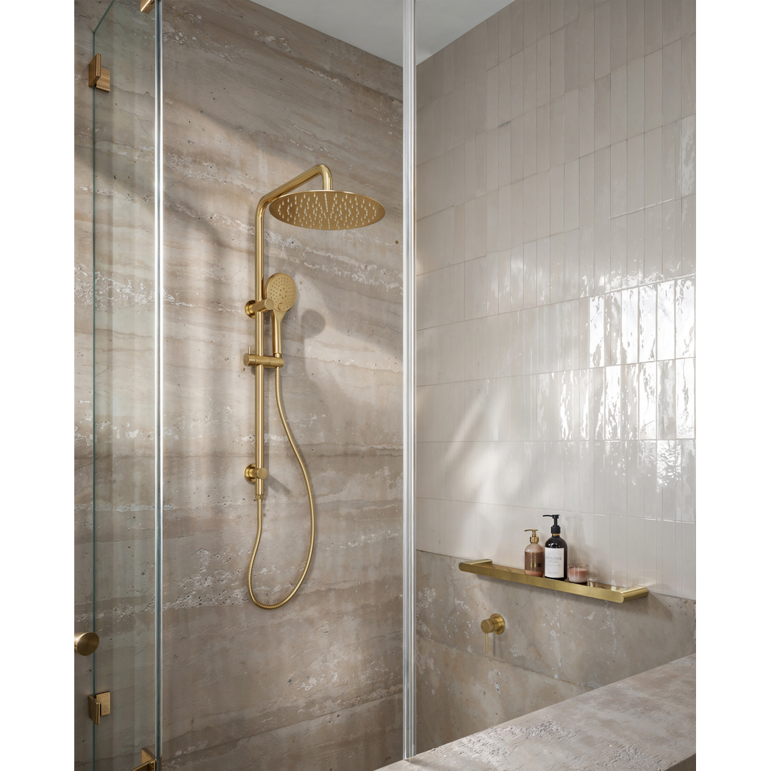 Aspire Nuovoair 575mm Metal Shelf (Match Aspire Air And Nuovo) - Brushed Brass