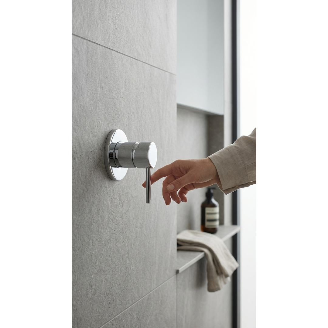 Aspire Spring Pin Lever Shower Mixer - Chrome