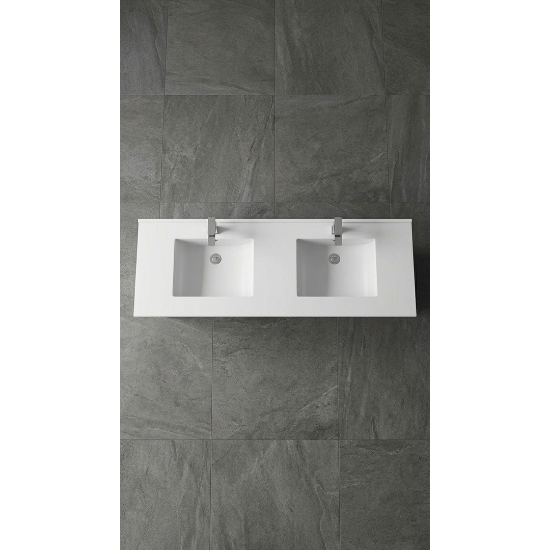 Aspire Unity II 1500 D/Bowl Vanity F/Stand - White 1 Tap Hole