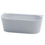 Aspire Urban III 1700mm Acrylic Back To Wall Freestanding Bath No Overflow - White 1700 X 800 X 580mm