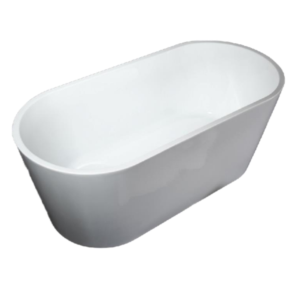 Aspire Urban III 1700mm Acrylic Freestanding Bath No Overflow - White 1700 X 750 X 560mm