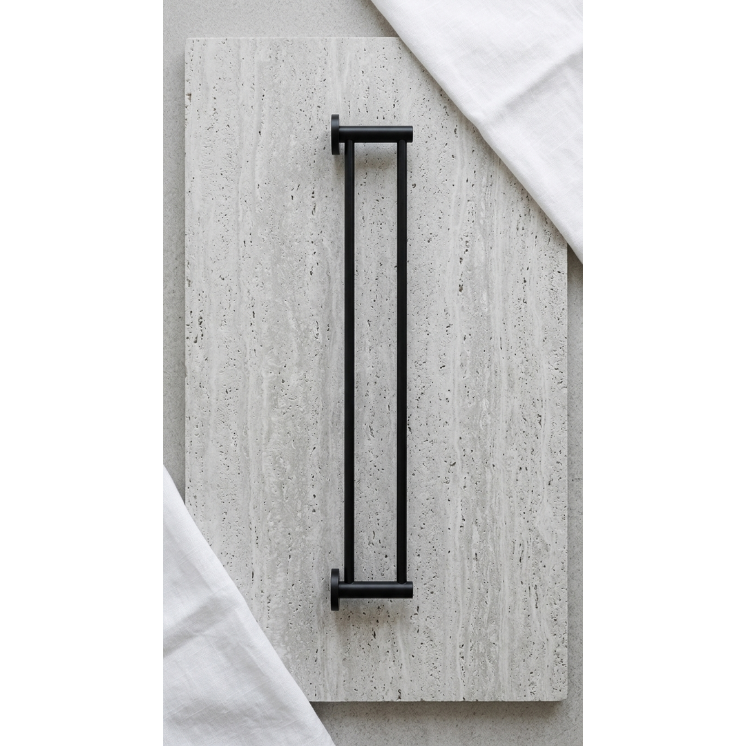 Aspire Within 750Mm Double Towel Rail - Matte Black