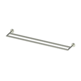 Zola Double Greens Towel Rail 650Mm - Brushed Nickel