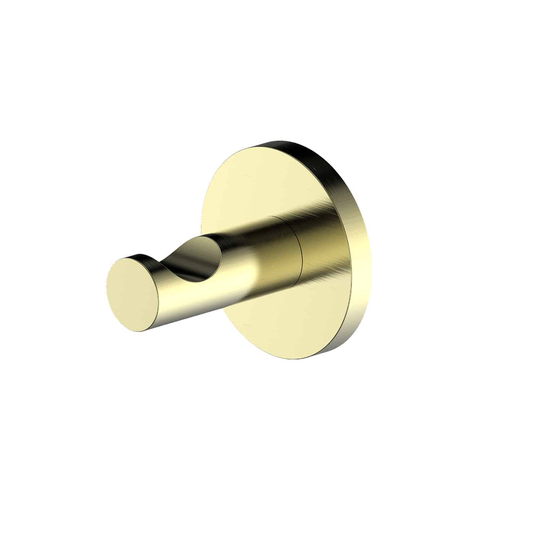 Greens Zola Robe Hook - Brushed Brass