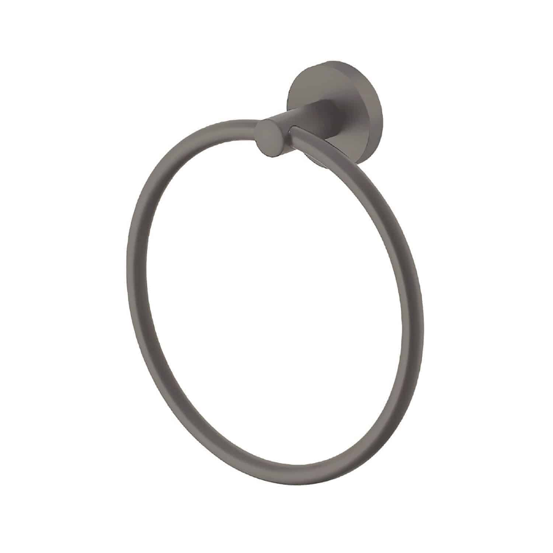 Greens Zola Towel Ring - Gunmetal