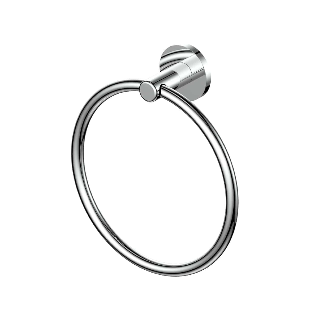 Greens Zola Towel Ring - Chrome