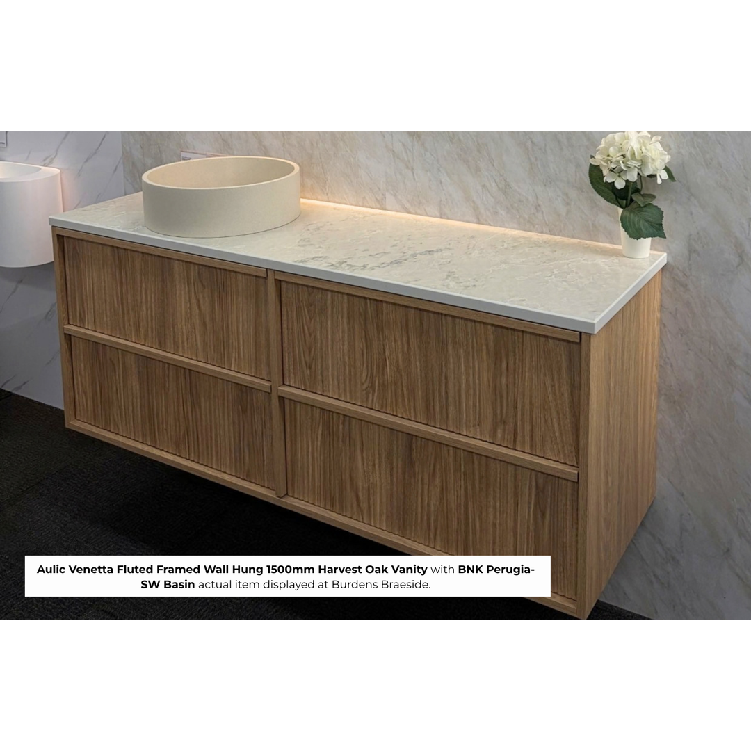 BNK Perugia Concrete Basin 390 X 390 X 120Mm - White Sandstone