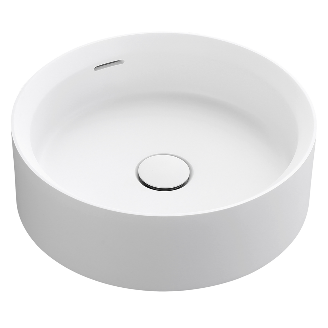 Bella Vista Thyra Basin 380 X 380 X 125mm - Matte White
