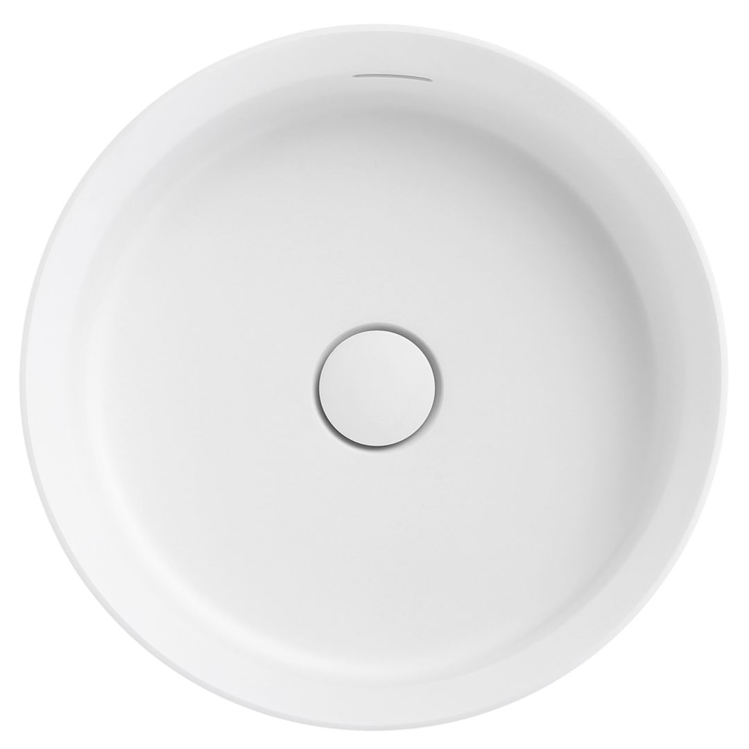 Bella Vista Thyra Basin 380 X 380 X 125mm - Matte White