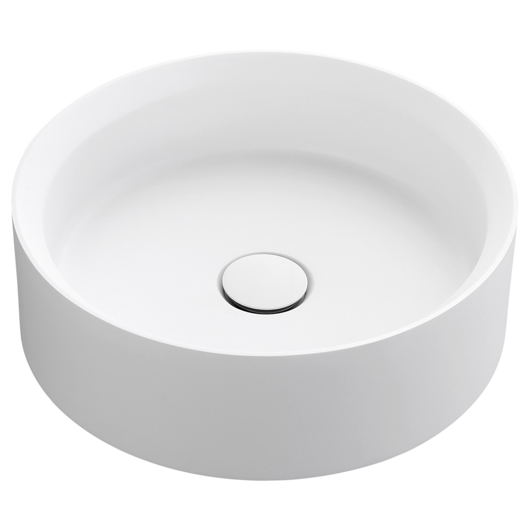 Bella Vista Thyra Basin 380 X 380 X 125mm - Matte White