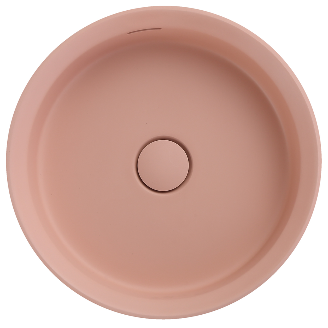 Bella Vista Thyra Basin 380 X 380 X 125mm - Rose