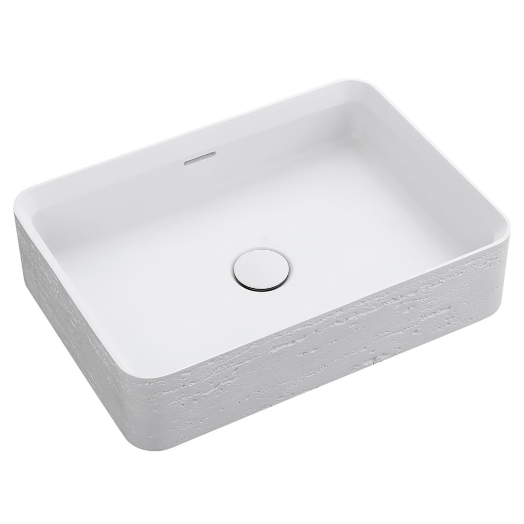 Bella Vista Astera Basin 500 X 360 X 120mm - Neige