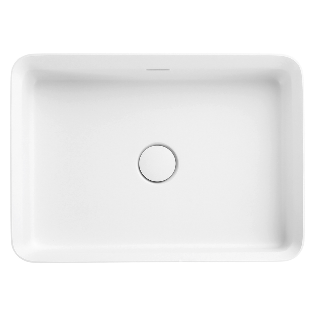 Bella Vista Astera Basin 500 X 360 X 120mm - Matte White