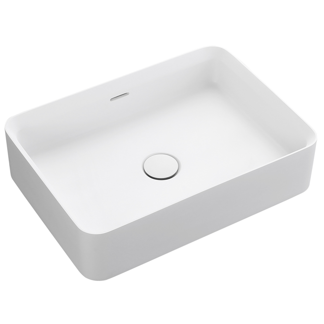 Bella Vista Astera Basin 500 X 360 X 120mm - Matte White