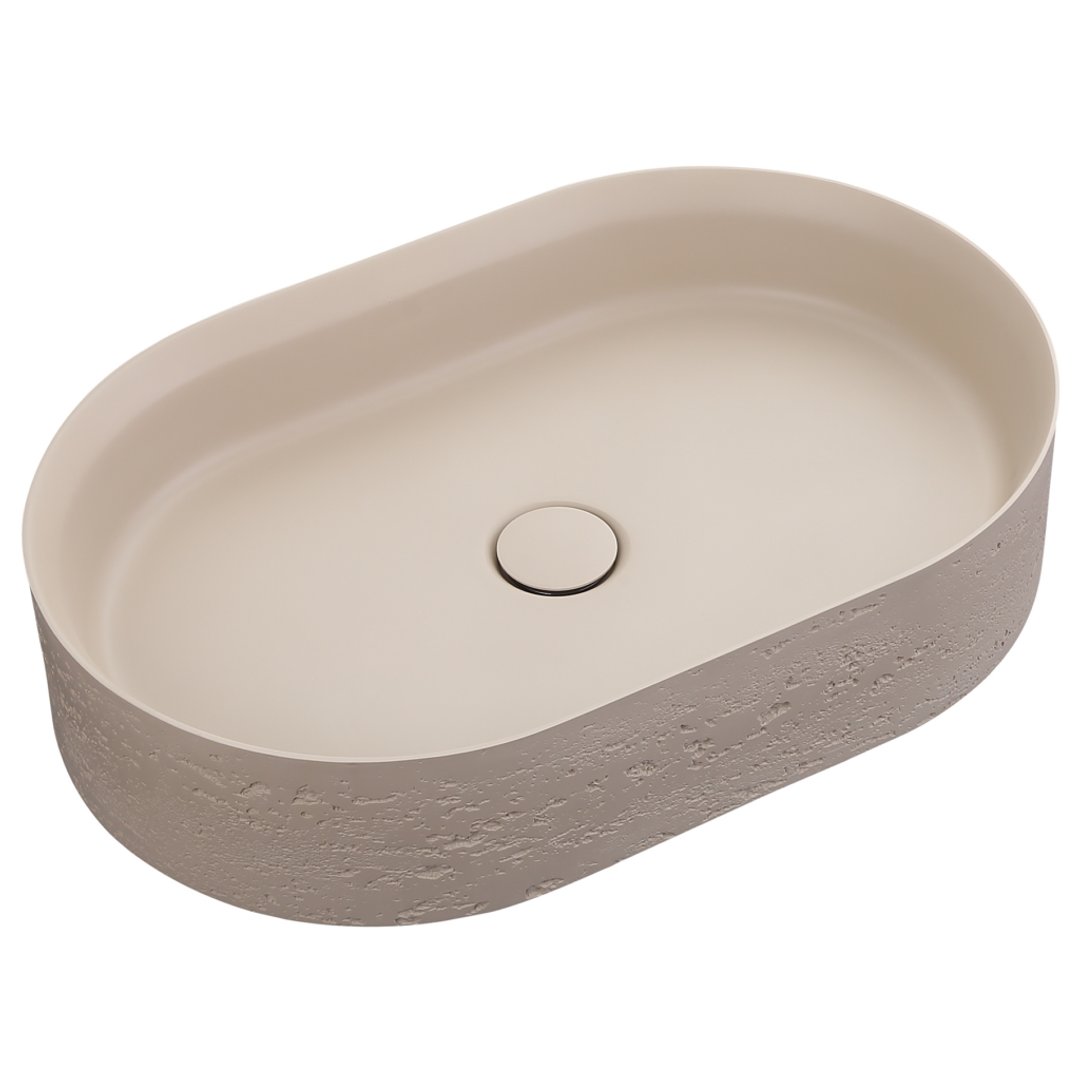 Bella Vista Idra Basin 580 X 380 X 120mm - Latte