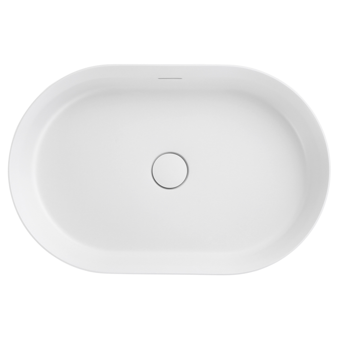 Bella Vista Idra Basin 580 X 380 X 120mm - Matte White