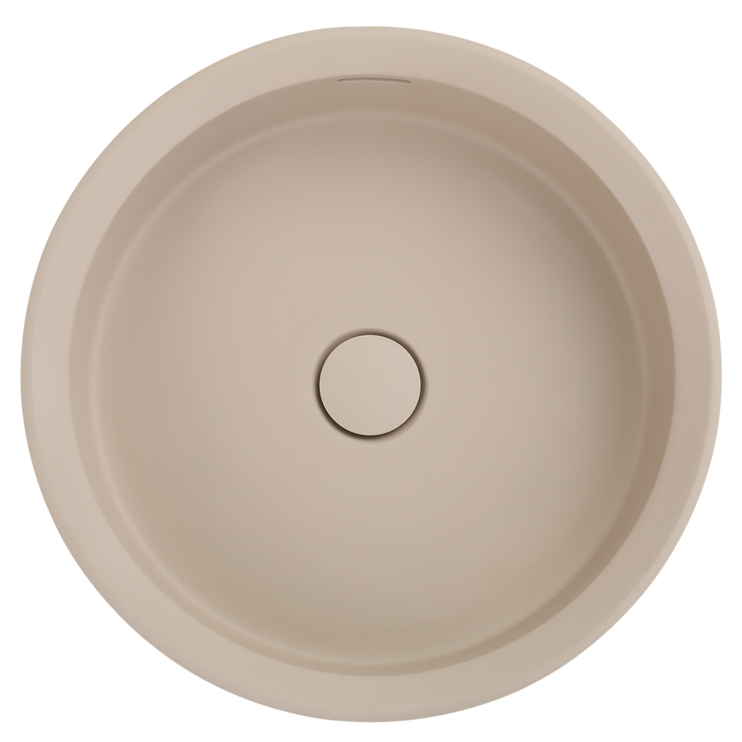 Bella Vista Calypsa Semi-Inset Basin 430 X 430 X 135mm - Latte