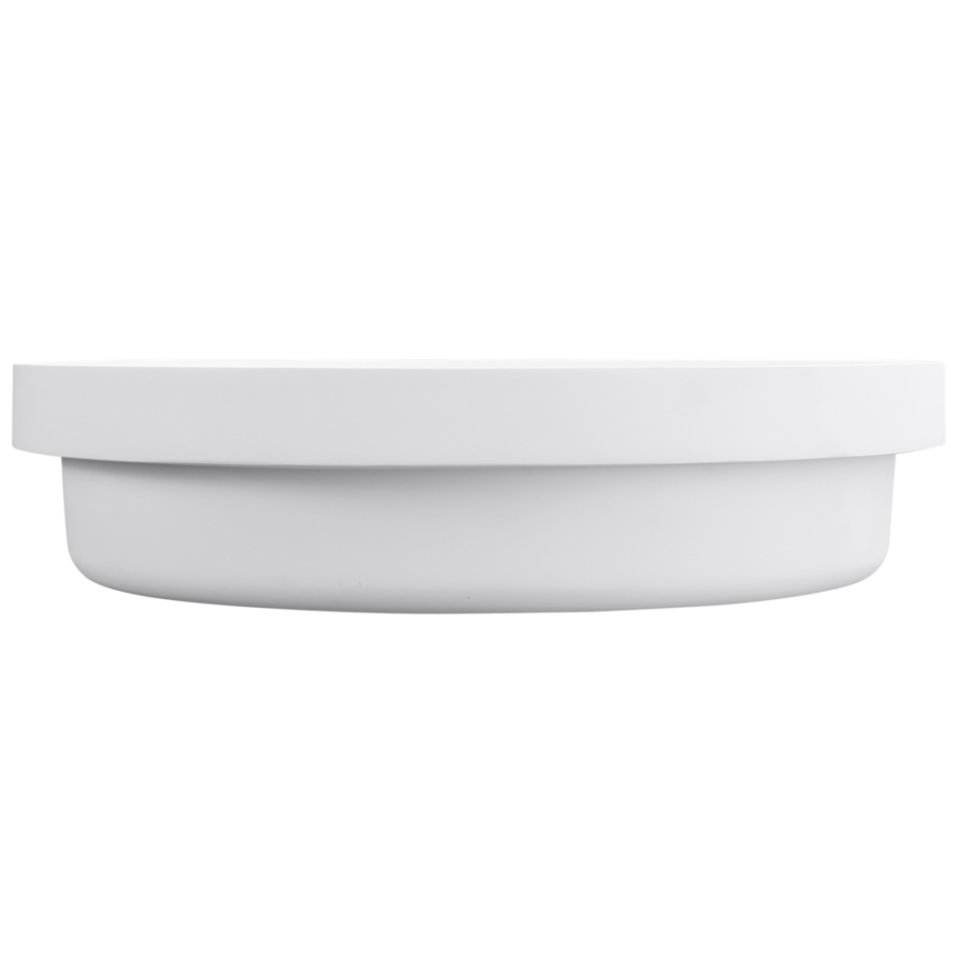 Bella Vista Calypsa Semi-Inset Basin 430 X 430 X 135mm - Matte White