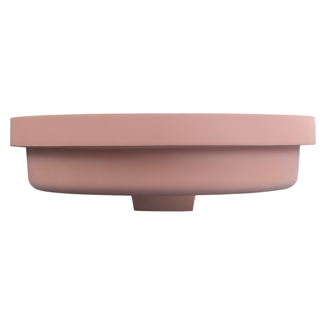 Bella Vista Calypsa Semi-Inset Basin 430 X 430 X 135mm - Rose