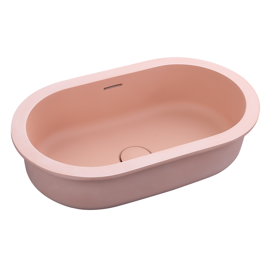 Bella Vista Doros Undermount Basin 530 X 320 X 168mm - Rose