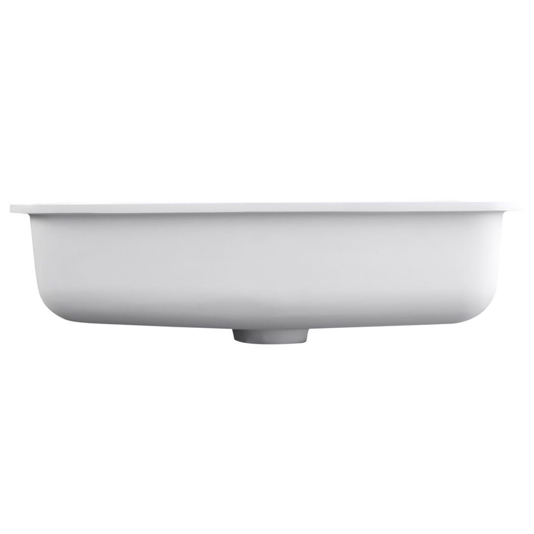 Bella Vista Thalios Undermount Basin 530 X 360 X 168mm - Matte White