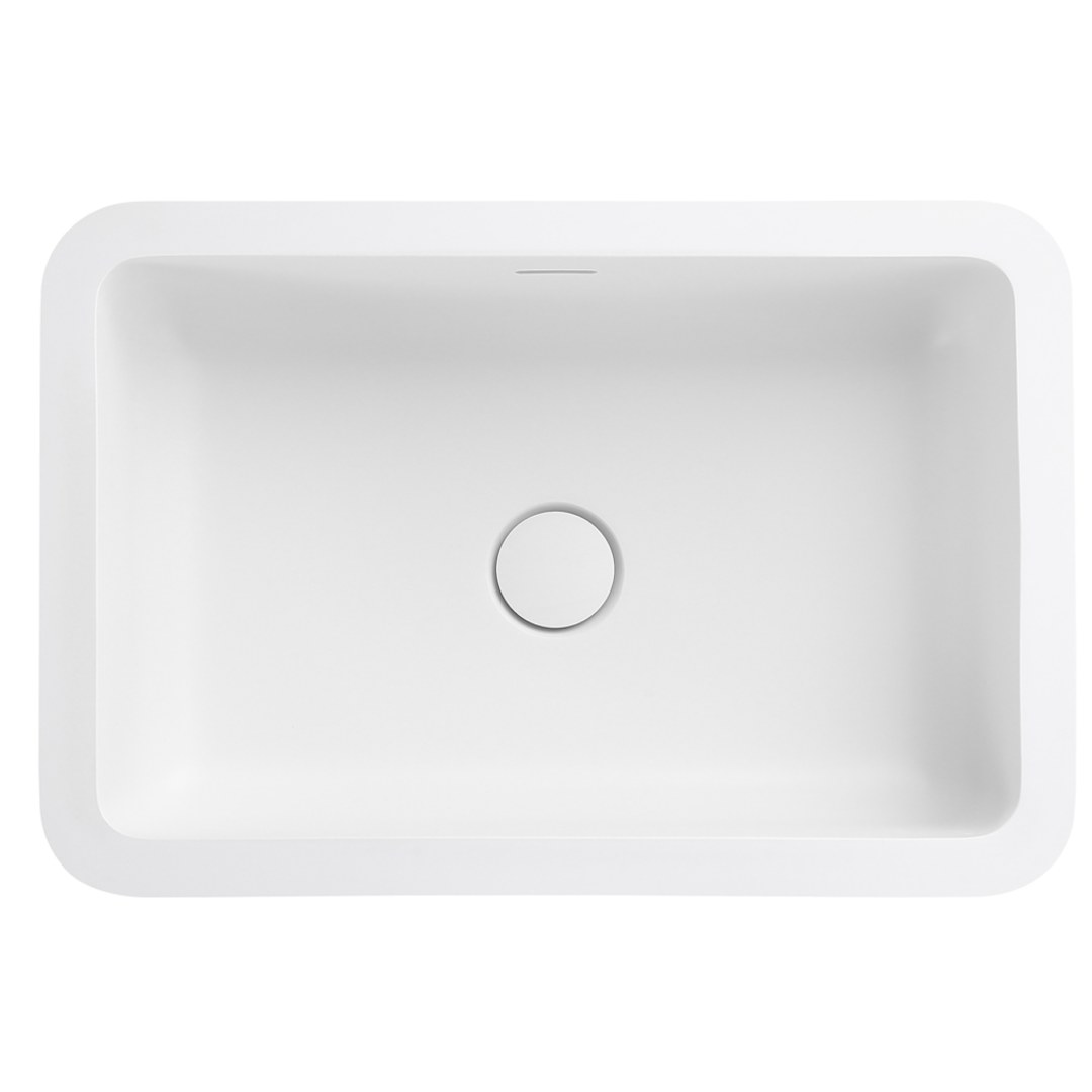 Bella Vista Thalios Undermount Basin 530 X 360 X 168mm - Matte White