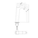 Bella Vista Chaser Tall Basin Mixer - Nickel Plated