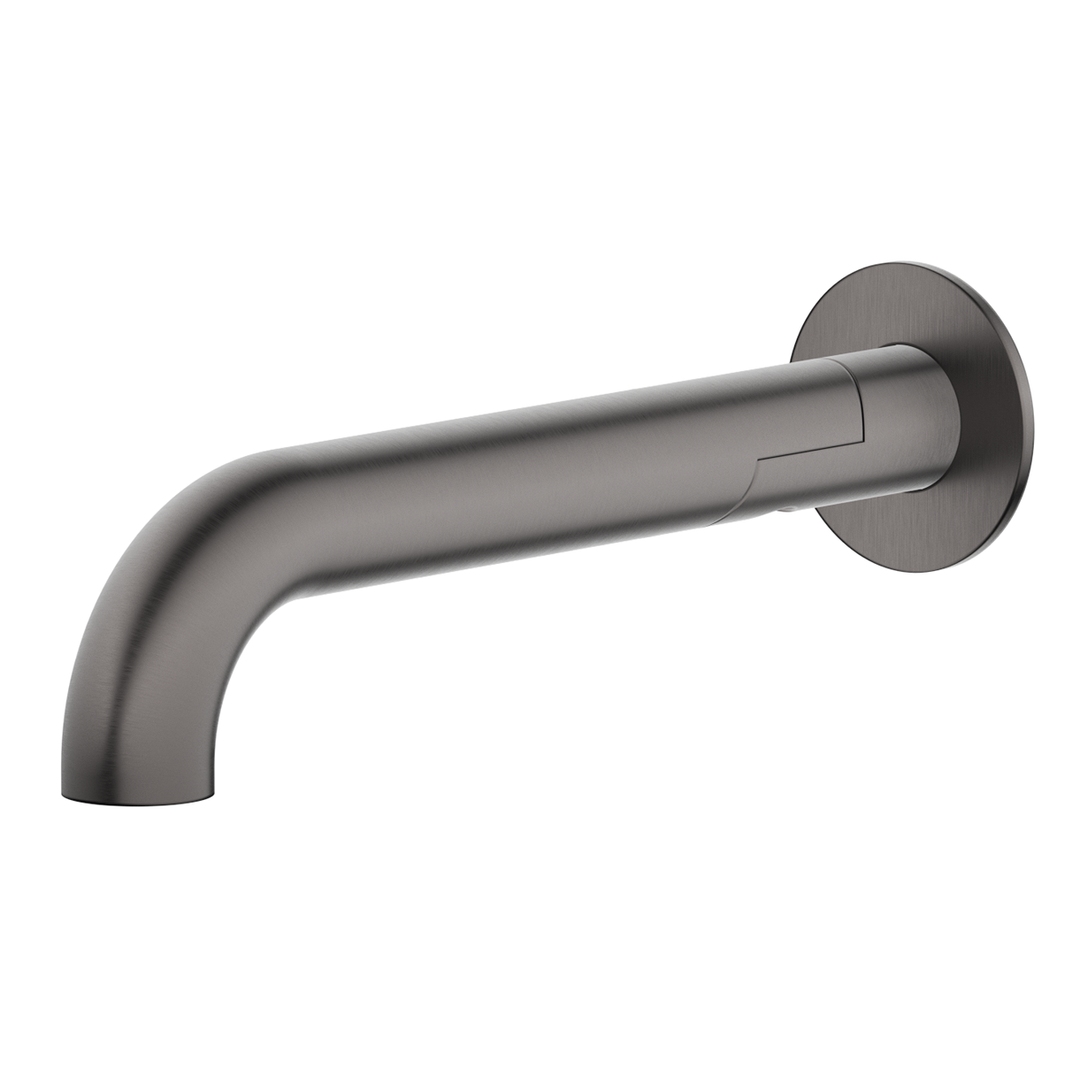 Bella Vista Mica Swivel Bath Spout Curved - Gunmetal