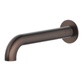Bella Vista Mica Swivel Bath Spout Curved - Dusk Bronze