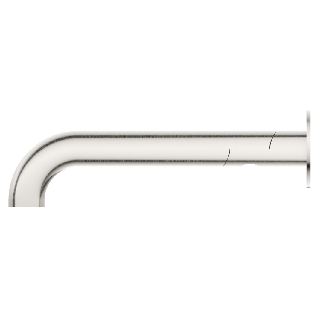 Bella Vista Mica Swivel Bath Spout Curved - Brushed Nickel