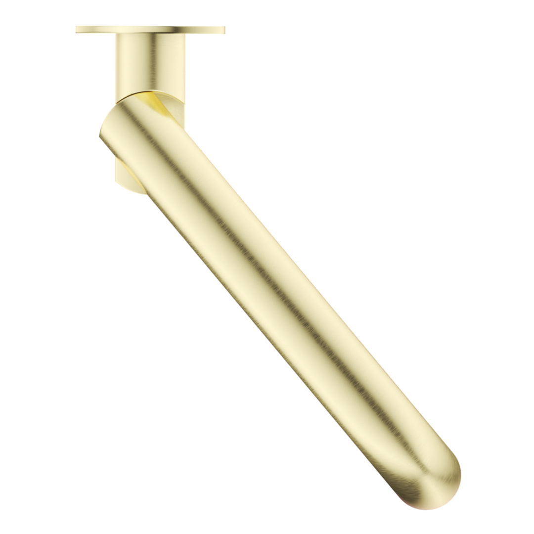 Bella Vista Mica Swivel Bath Spout Curved - French Gold