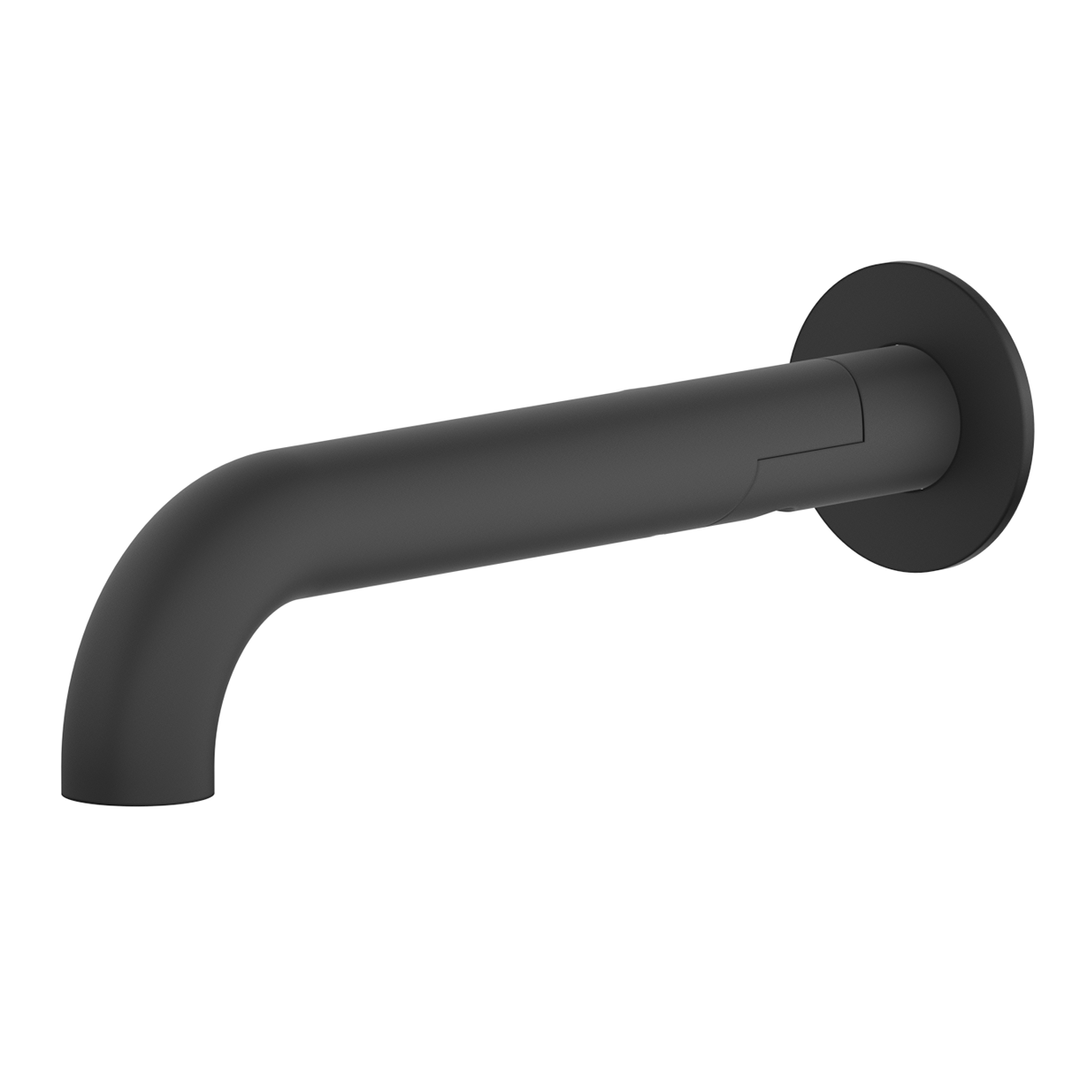 Bella Vista Mica Swivel Bath Spout Curved - Black