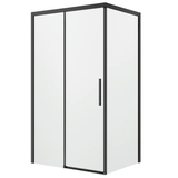 Urban Slider Oceano Shower Front Panel 1200 x 2000 - Matte Black bracket
