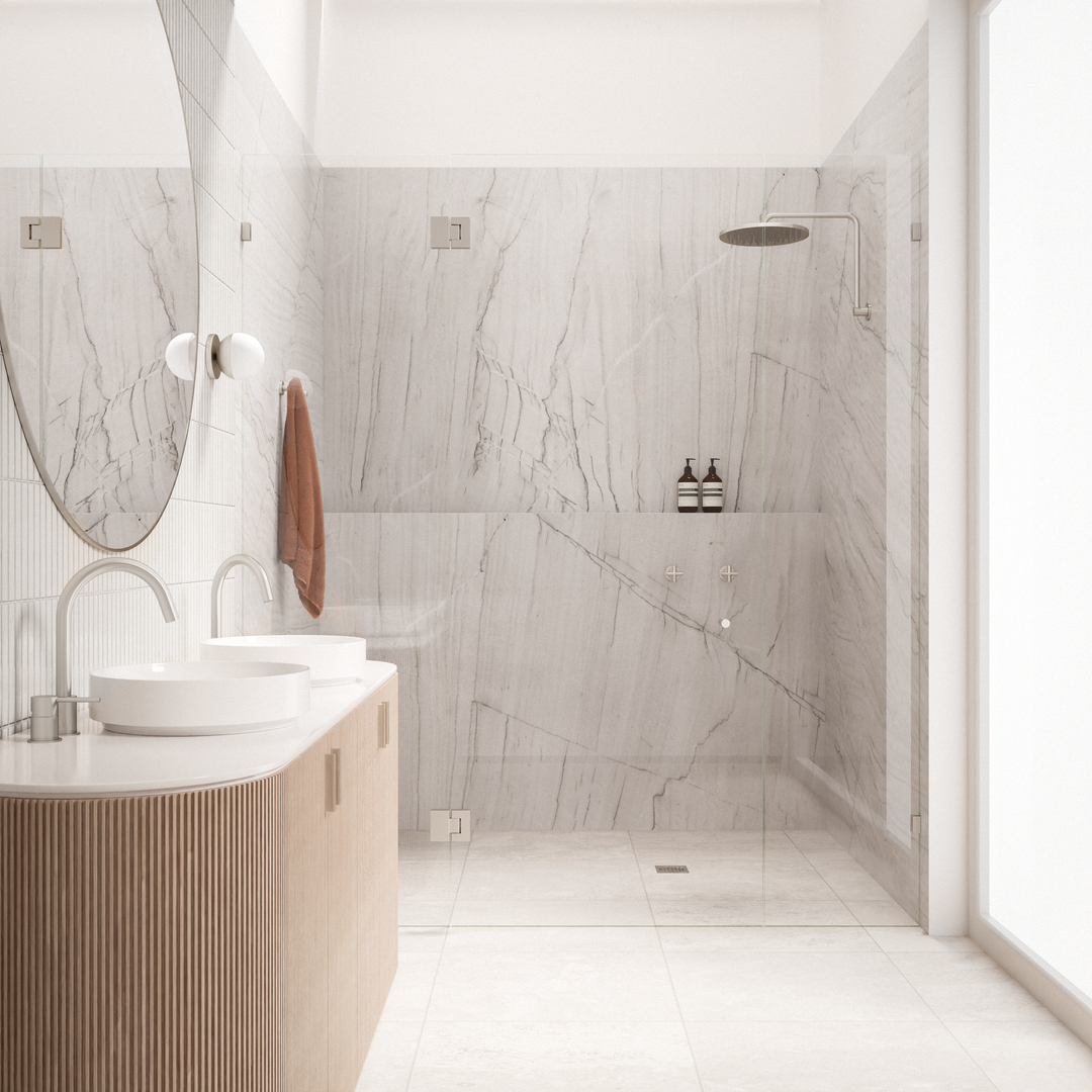 Meir High Rise Shower Arm - Brushed Nickel