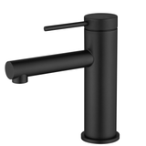 Bella Vista Mica Basin Mixer Straight Spout - Black