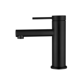 Bella Vista Mica Basin Mixer Straight Spout - Black