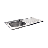 Fienza Citi 900 X 460Mm Stainless Sink Only 1 Tap Hole