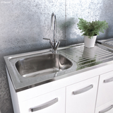 Fienza Citi 1200 X 460Mm Stainless Steel Sink Only 1 Tap Hole