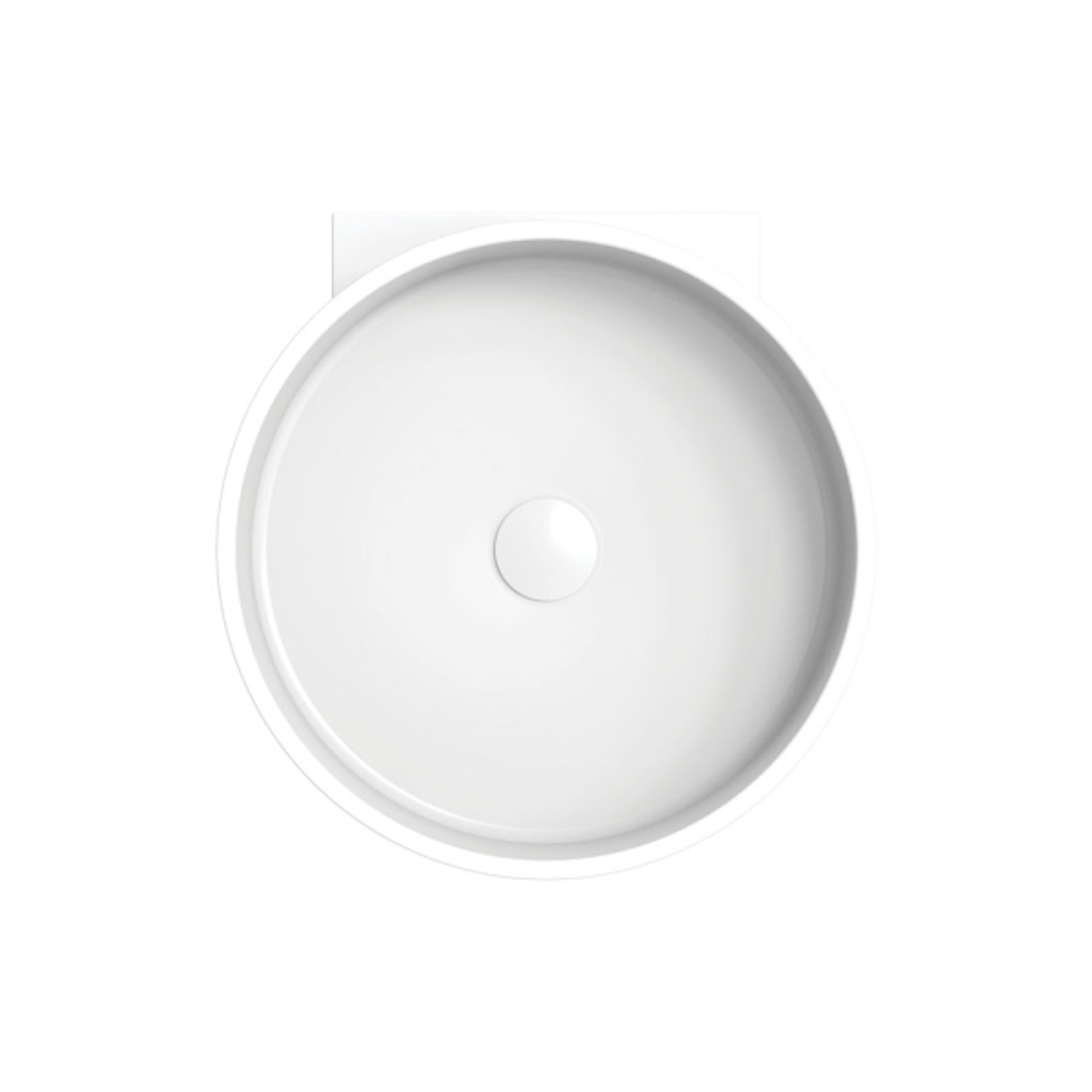 Livo Solid Surface Cylinder Wall Hung Fienza Basin