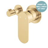 Fienza Empire Slim Wall Diverter Mixer Sm Round Plts Horizontal Dress Kit - Urban Brass Lf