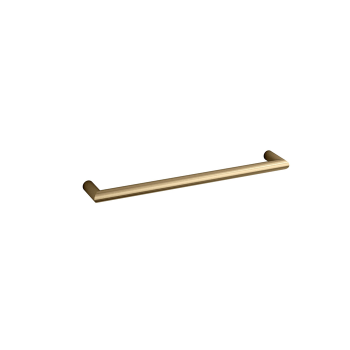 Thermorail Round Single Rail 632X32X100mm 18W Brushed Brass -Includes Transformer