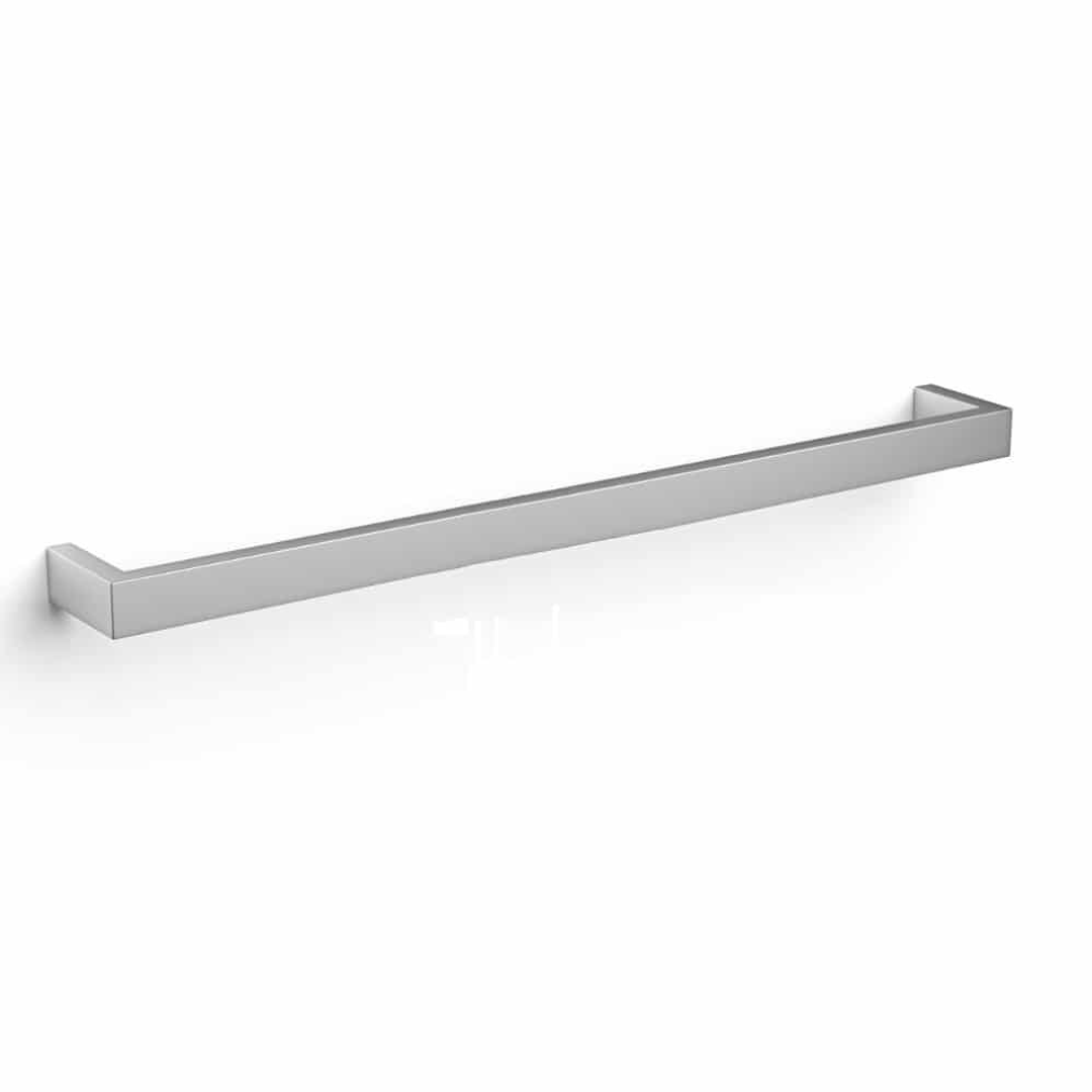 Thermorail Square Single Heated Rail 832X40X100mm 30 Watts - Polished Stainless Steel